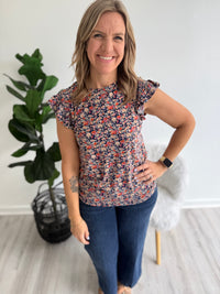 Wildflower Way Ruffle Top