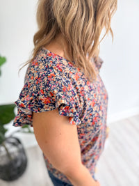 Wildflower Way Ruffle Top