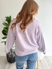 Lavender Simple Comfort Quarter Zip