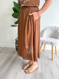 Desert Bird Midi Skirt
