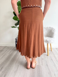 Desert Bird Midi Skirt