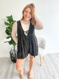Midnight Denim Romper