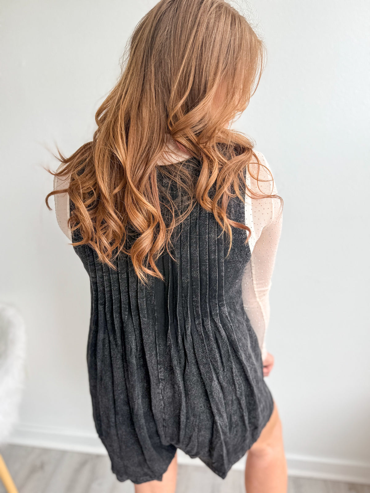 Midnight Denim Romper