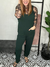 Emerald Elegance Jumpsuit