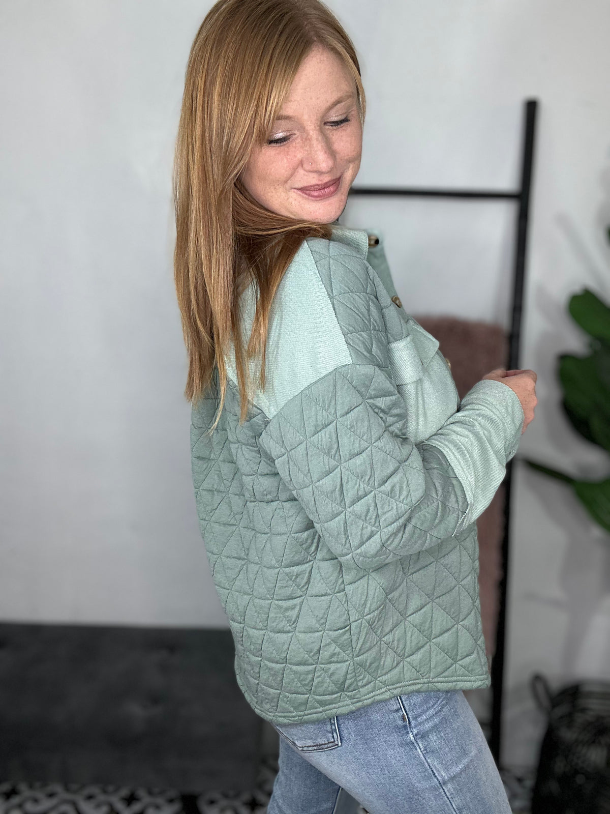 Sage Quilted Jacket