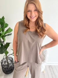 Stonewashed Lounge Tank