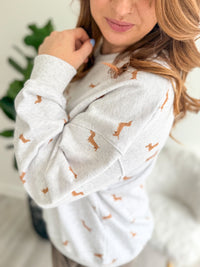 Wiener Dog Crewneck Sweatshirt