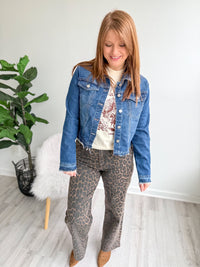 Chic Cutoff Denim Jacket