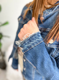 Chic Cutoff Denim Jacket