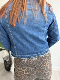 Chic Cutoff Denim Jacket