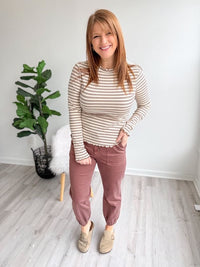 Striped Long Sleeve Top