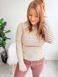 Striped Long Sleeve Top