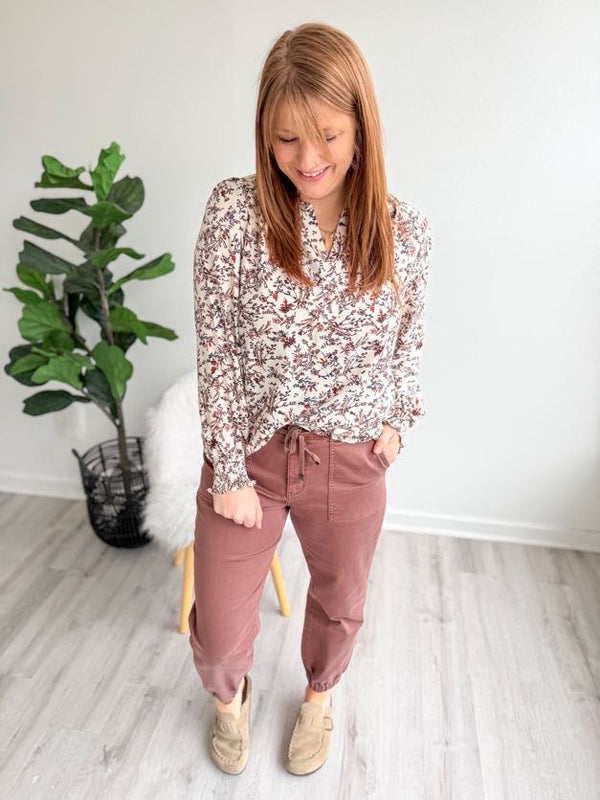 Strawberry Mesh Top - Ivory