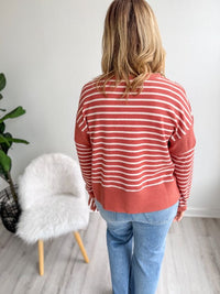 Rust Haze Stripe Long Sleeve