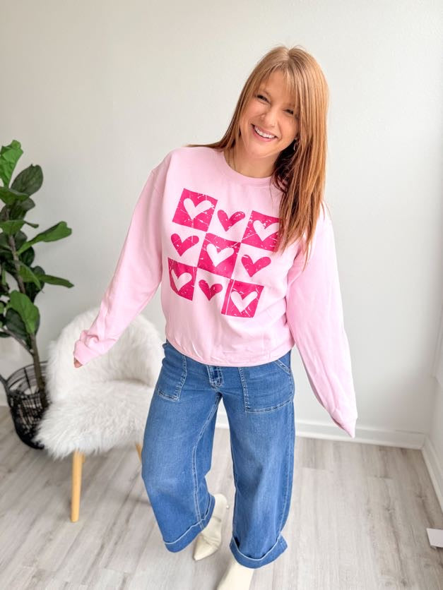 Heart Graphic Crewneck