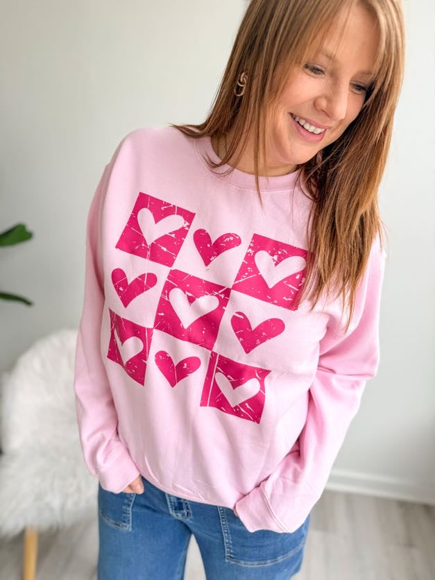 Heart Graphic Crewneck