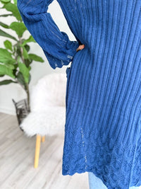 Teal Long Duster