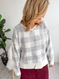 Plaid Soft and Cozy Pullover