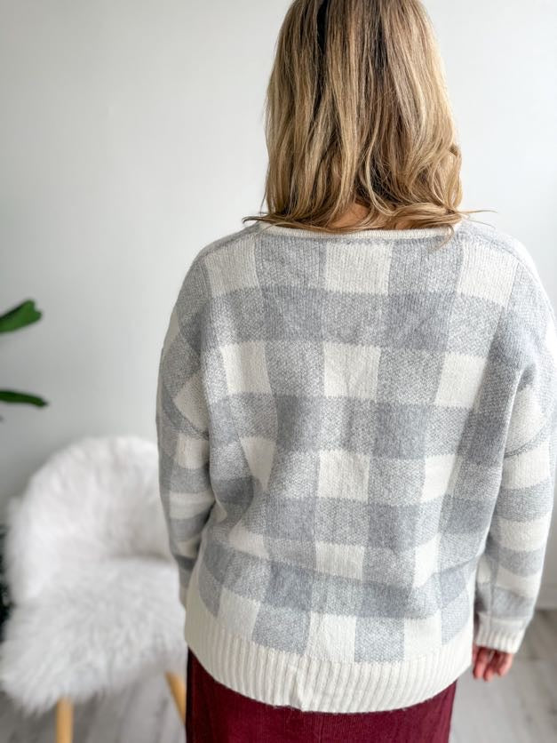 Plaid Soft and Cozy Pullover