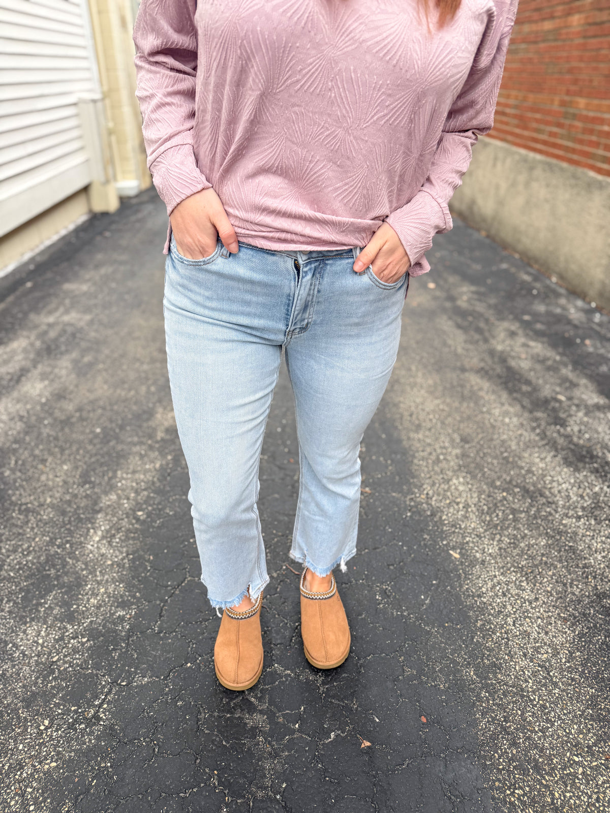 High Rise Kick Flare Denim - NC