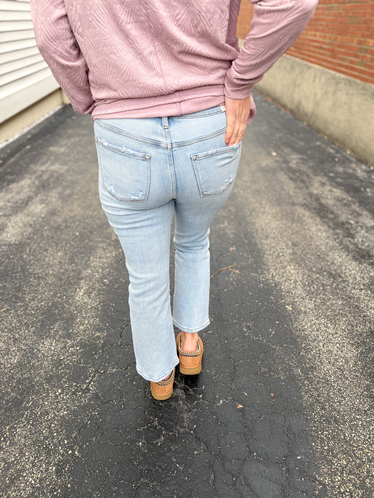 High Rise Kick Flare Denim - NC