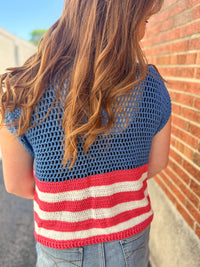 Stars & Stripes Knit Vest