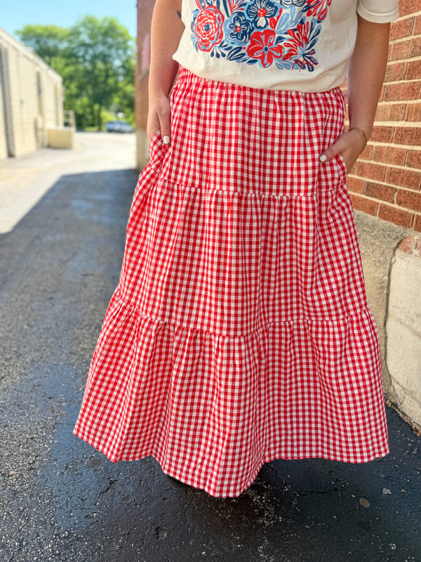 Cherry Picnic Skirt