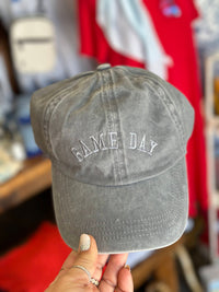 Game Day Grey Wash Ballcap