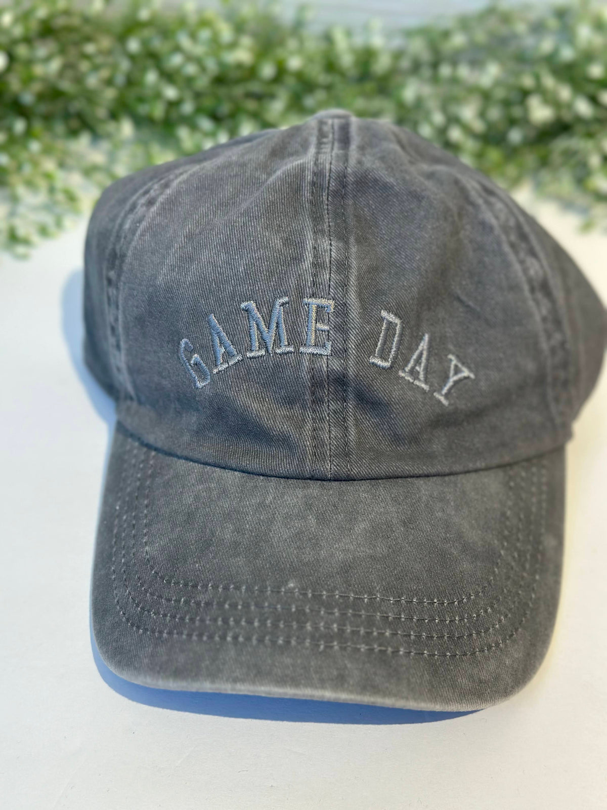 Game Day Grey Wash Ballcap