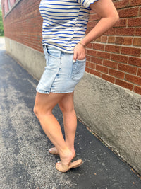 Downtown Denim Skort