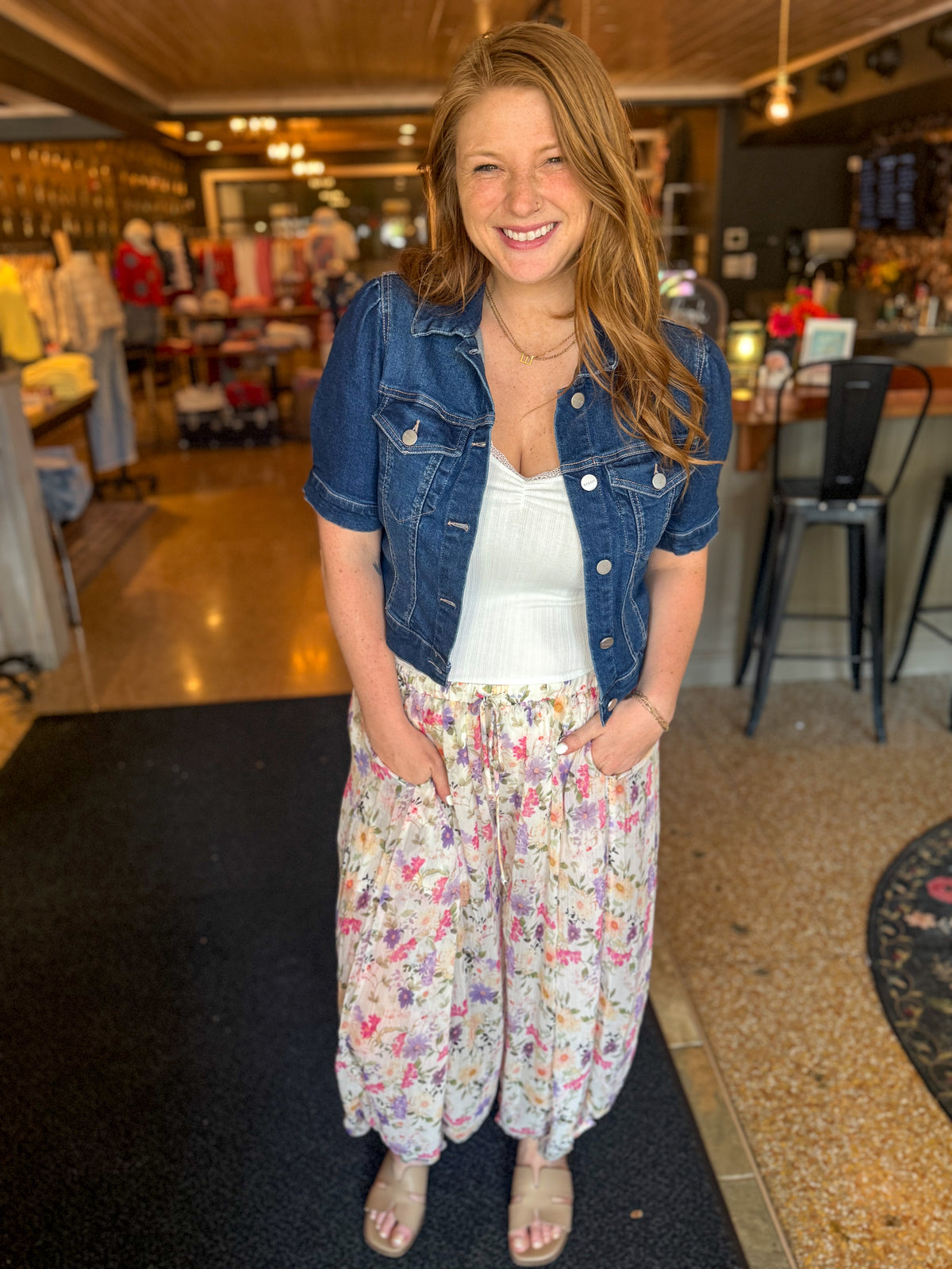 Everyday Denim Short Sleeve Jacket