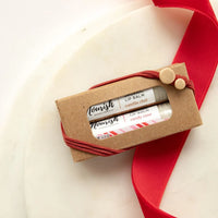Lip Balm Duo - Candy Cane & Vanilla Chai