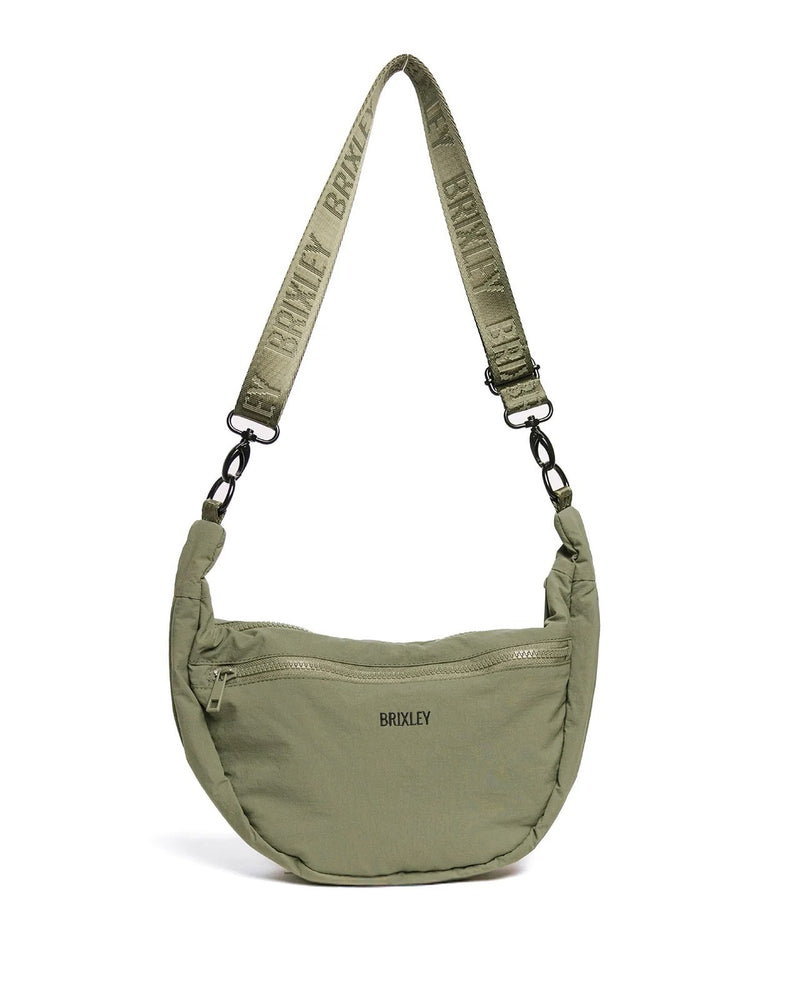 Brixley Crescent Bag - Basil