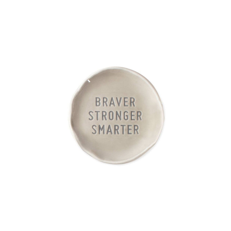 Braver Stronger Smarter Stamped Mini Tray