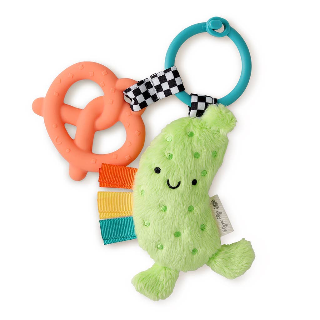 Itzy Ritzy Plush Pal + Teether - Parker the Pickle