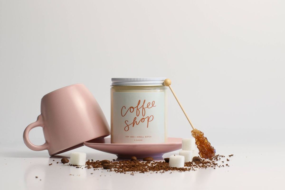 Coffee Shop Soy Candle: 8 oz
