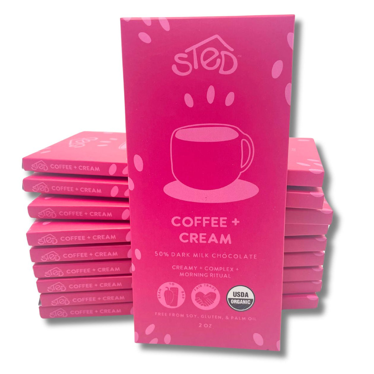 Coffee + Cream Chocolate Bar - NC