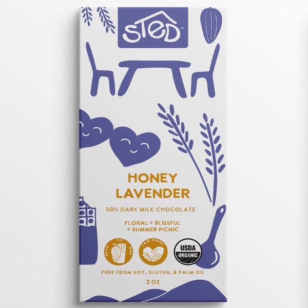 Honey Lavender Chocolate Bar - NC