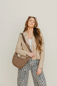 Brixley Crescent Bag - Mocha