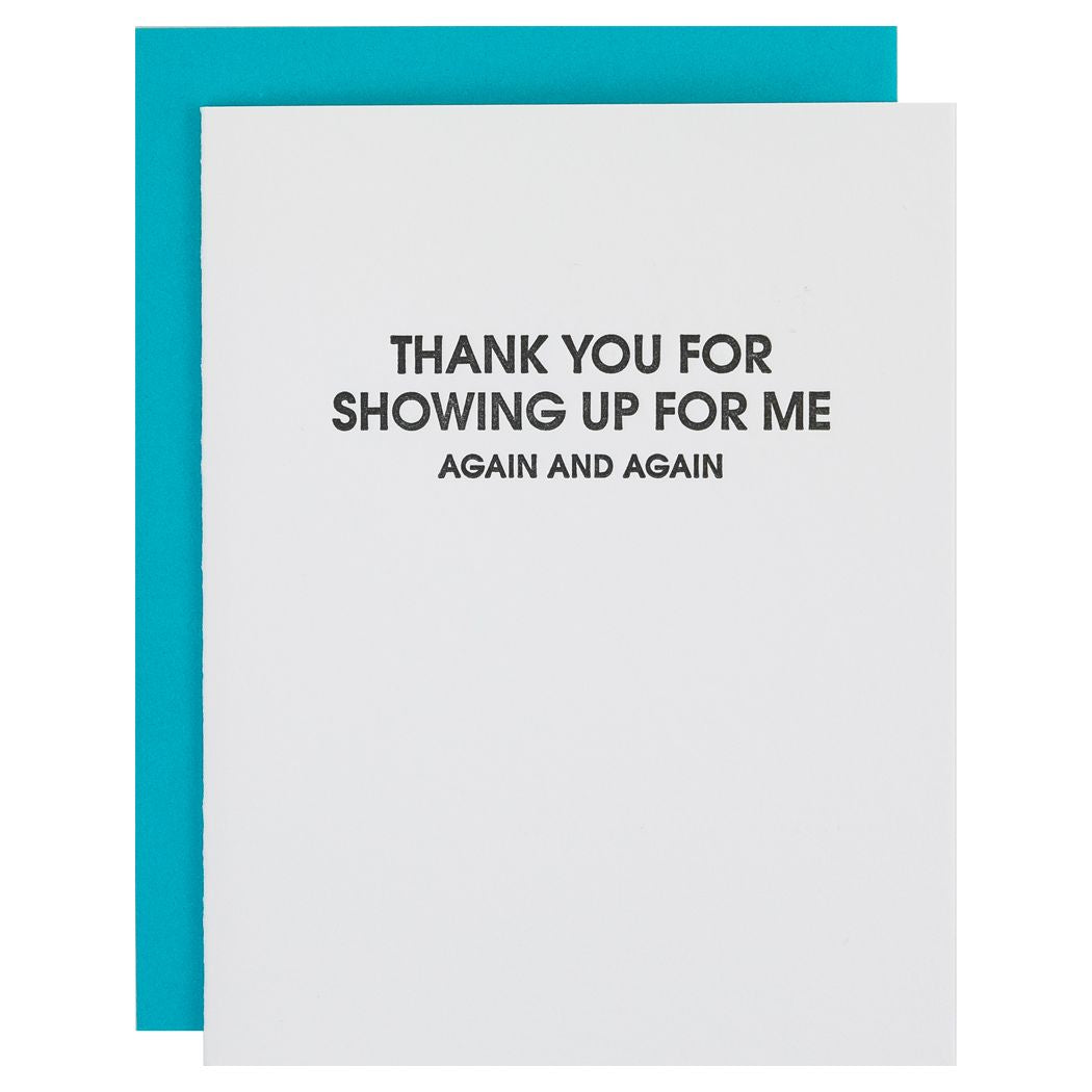 Showing Up For Me Again Card