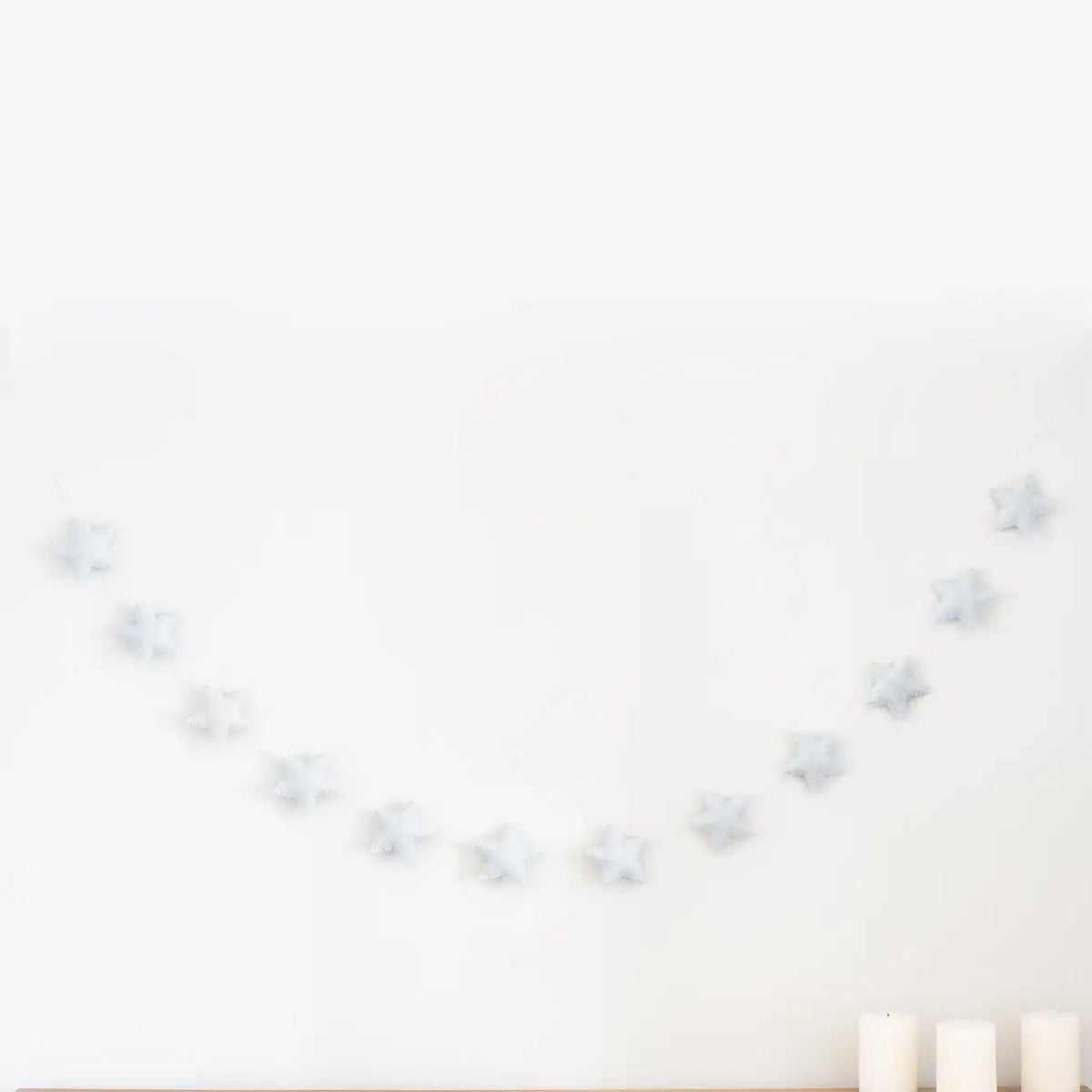 Dusty Blue Star Garland