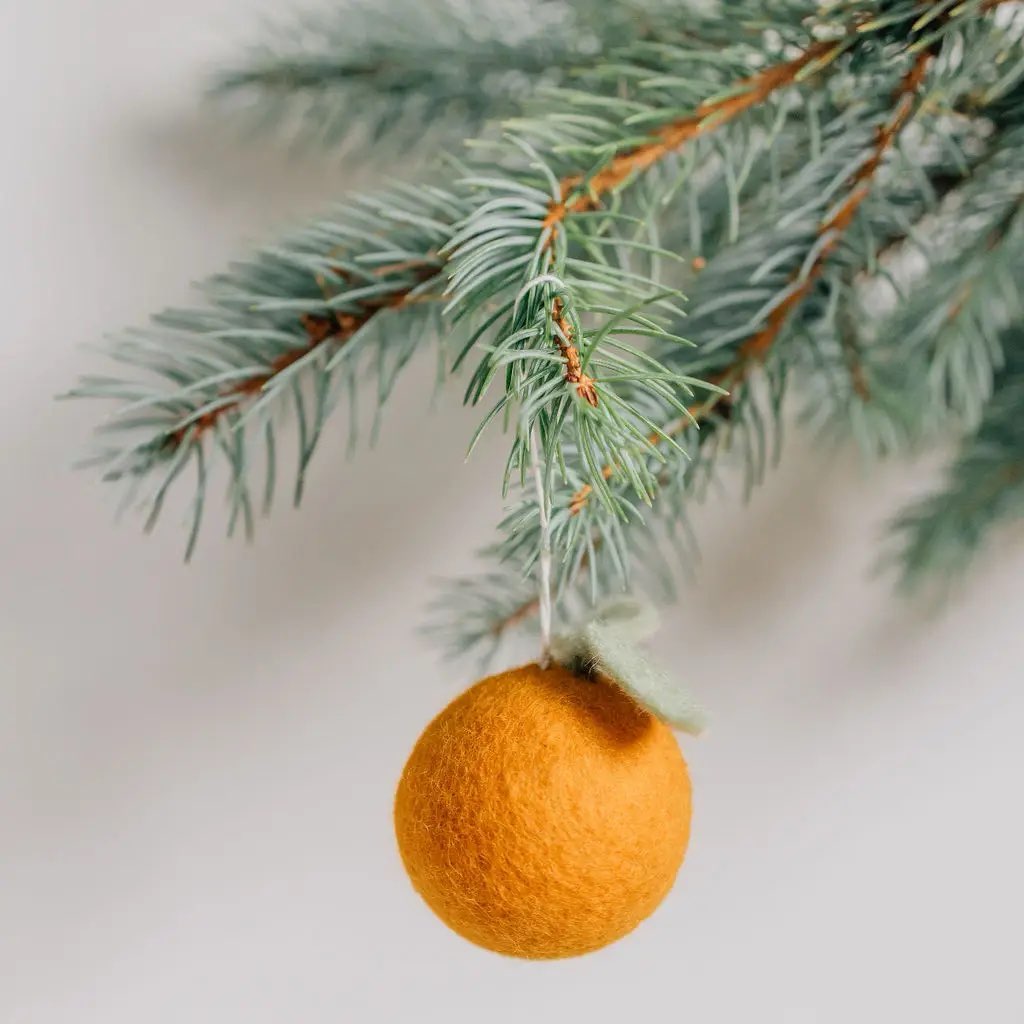 Orange Ornament