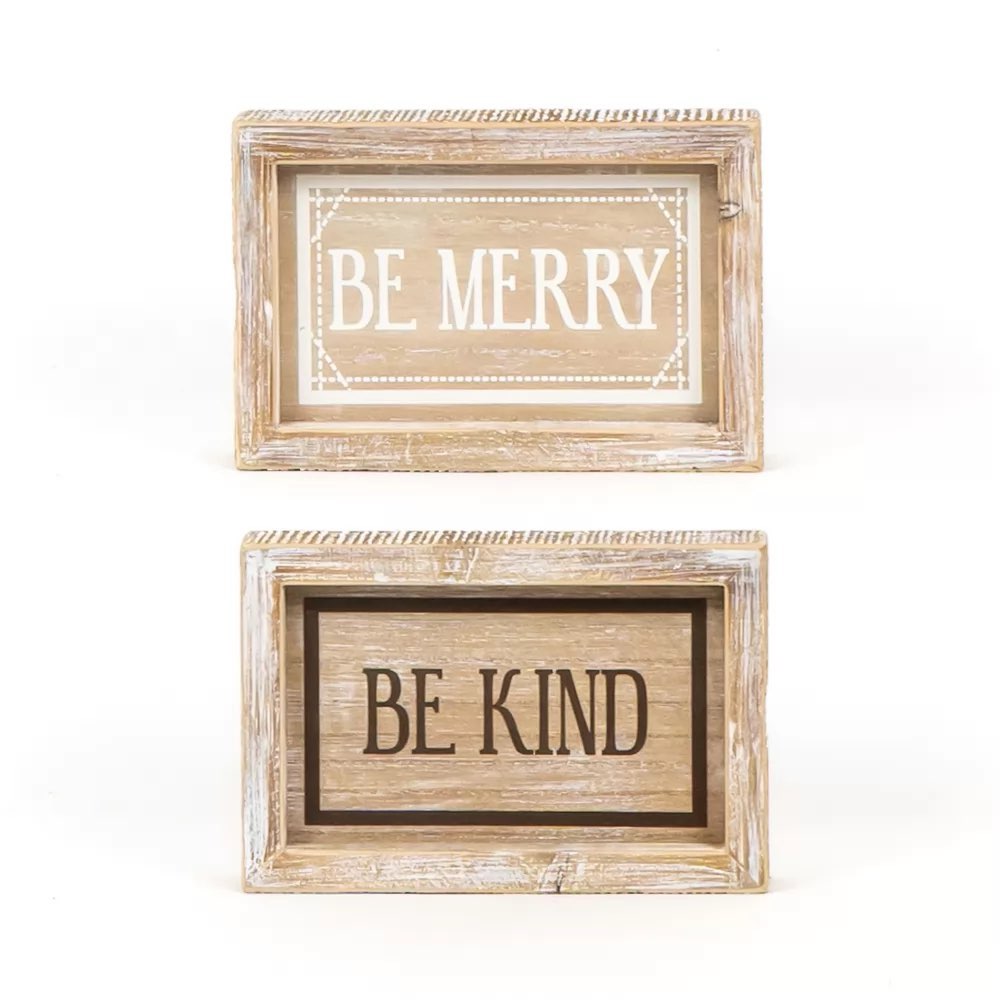 Merry & Kind Double Sided Sign