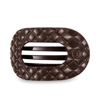 Teletie Flat Hair Clip - Large - Truly Taupe Quilted