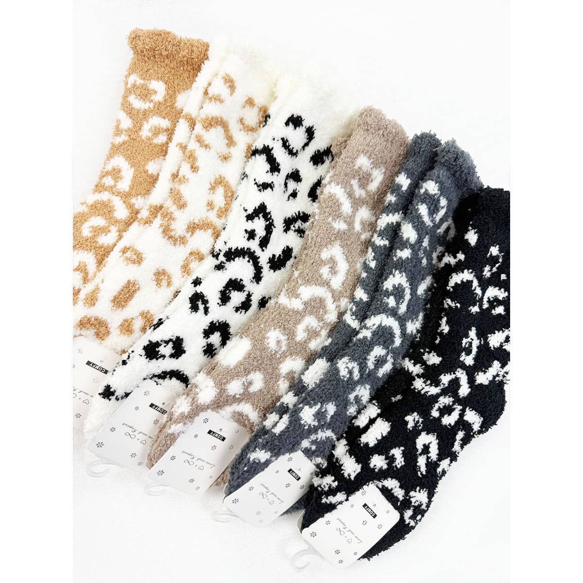 Cozy Leopard Socks - Mystery Color