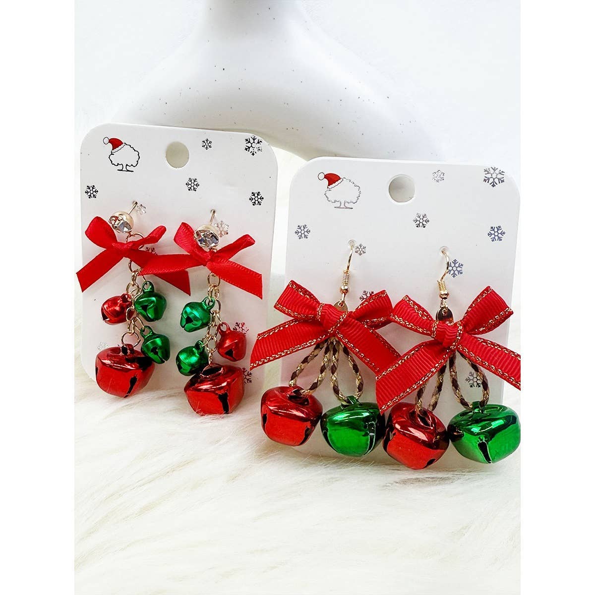 Jingle Bell Christmas Dangle Earrings