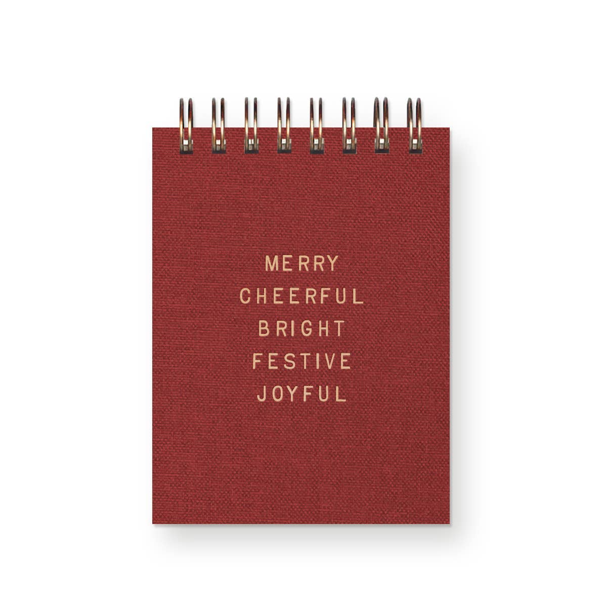 Merry Cheerful Bright Mini Jotter Notebook
