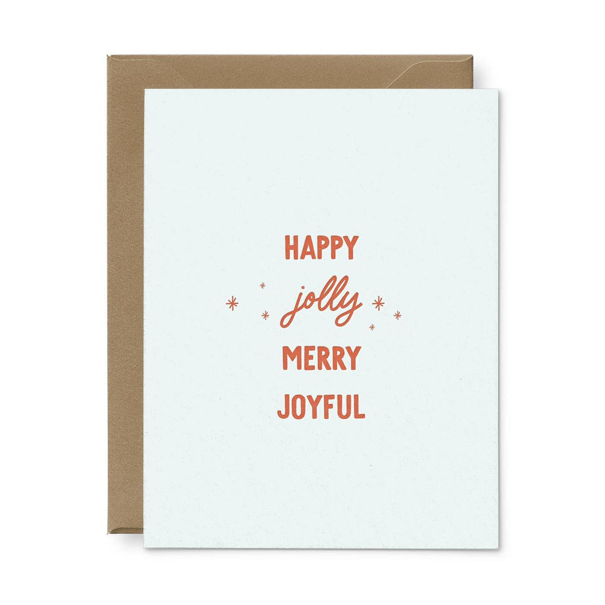 Jolly Christmas Greeting Card
