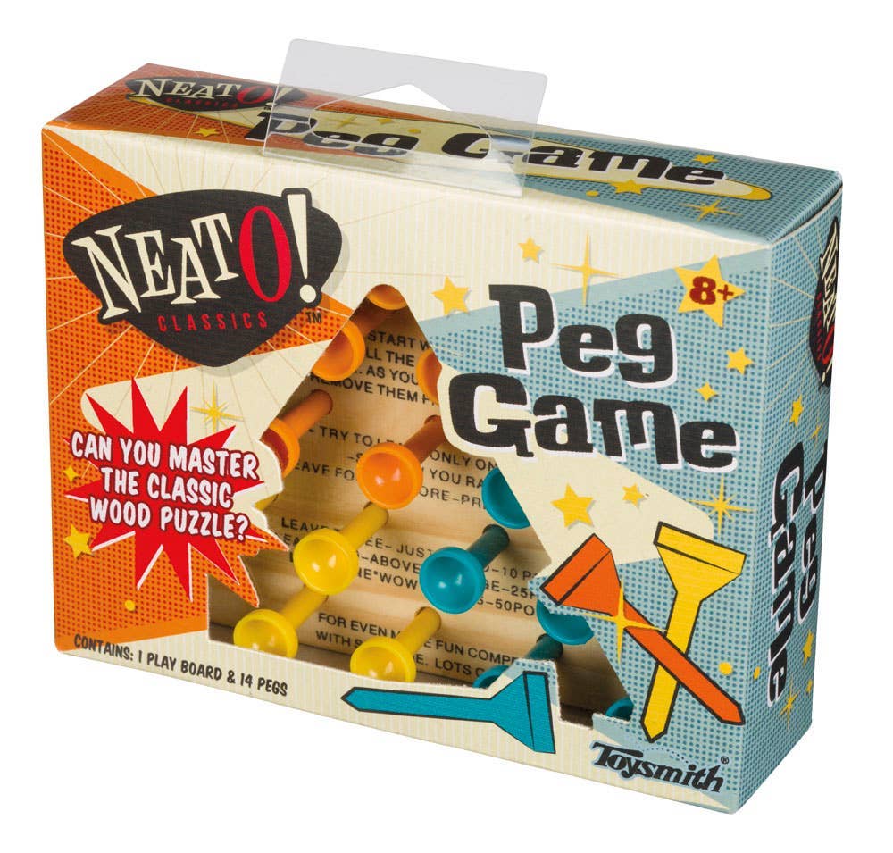 Wooden Peg Game
