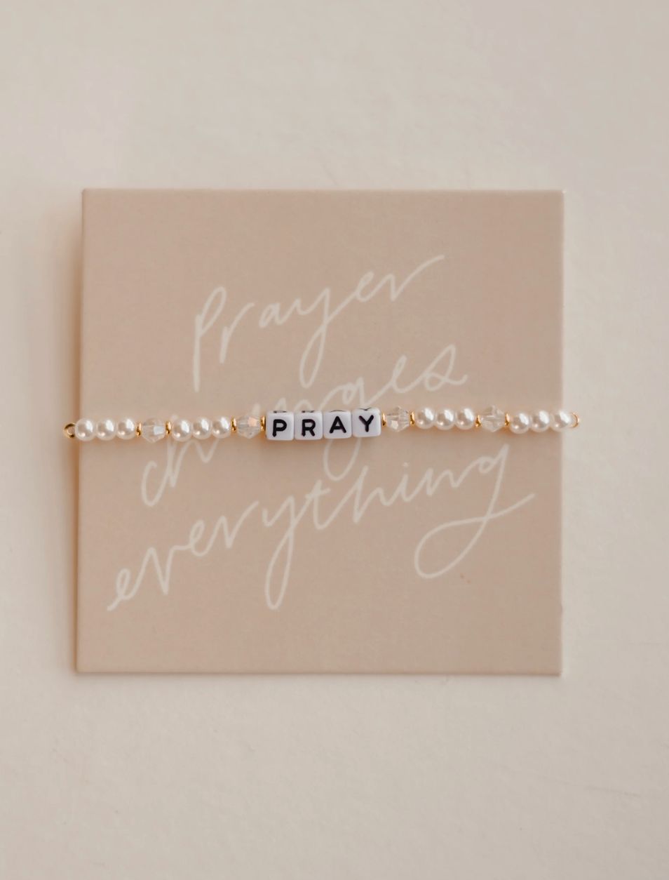 Pray Beaded Bracelet